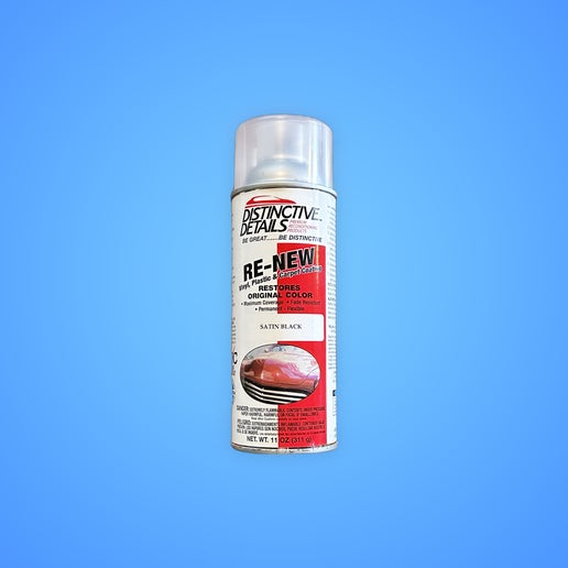 Distinctive Details Re-new Vinyl, Plastic, & Carpet Coating Satin Black