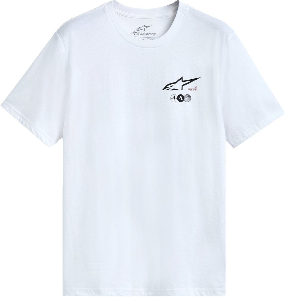 Asym Ss Csf Tee White Lg - alpine star - 482-76342L