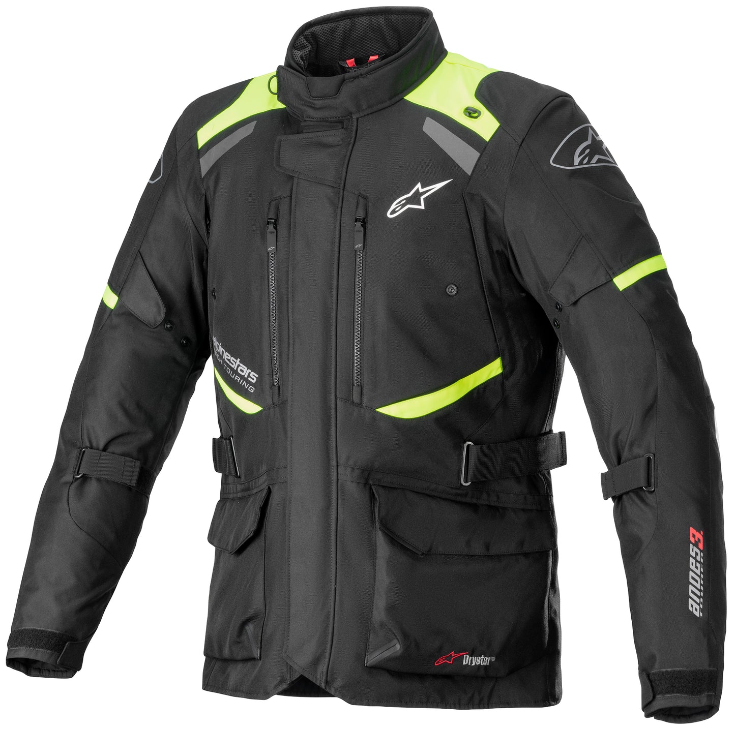 ANDES V3 DS JKT BLK YL FL XL