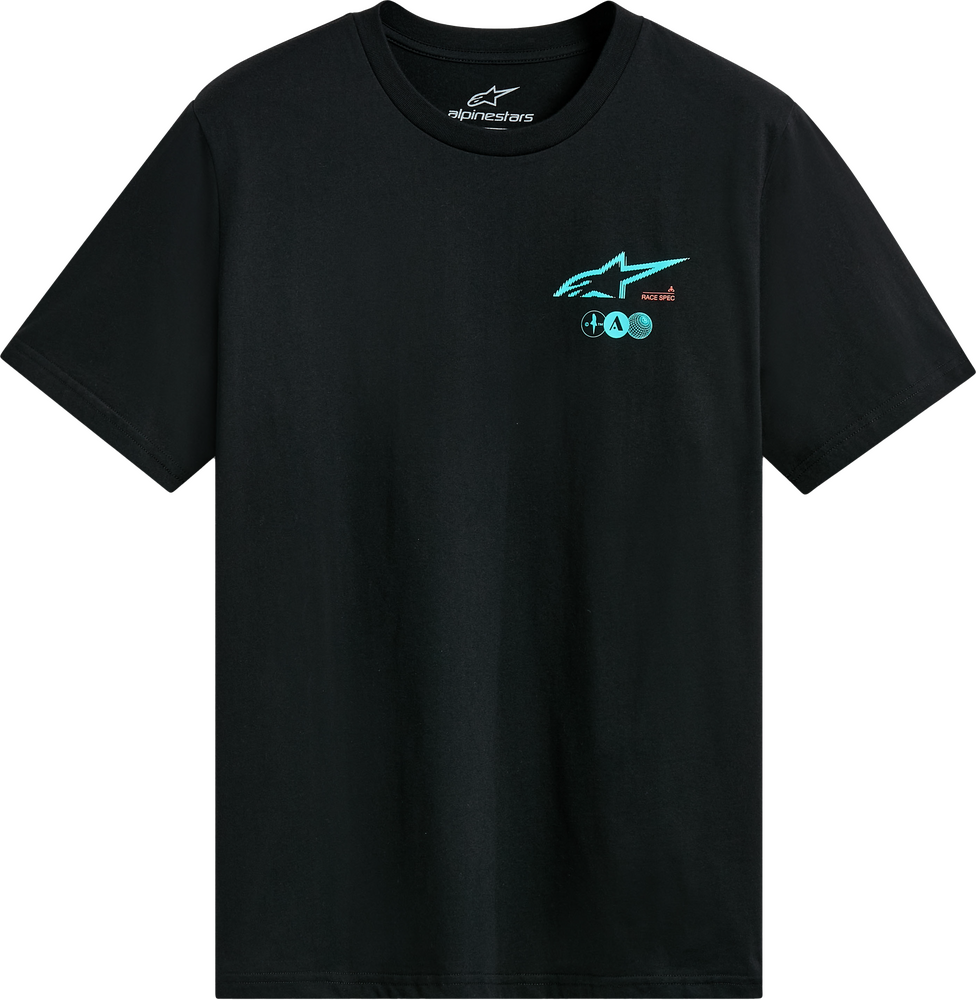 Asym Ss Csf Tee Black Xl - alpine star - 482-76341X