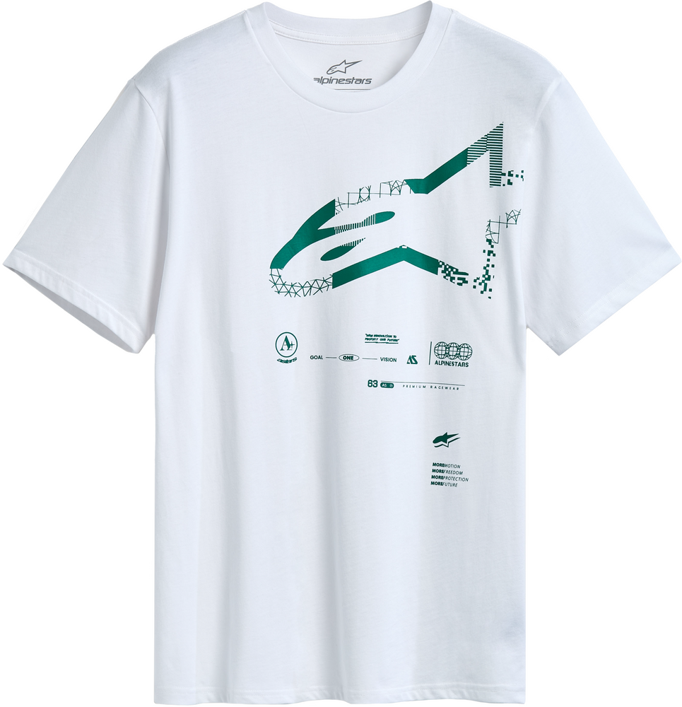 Geografica Ss Csf Tee White Xl - alpine star - 482-76337X
