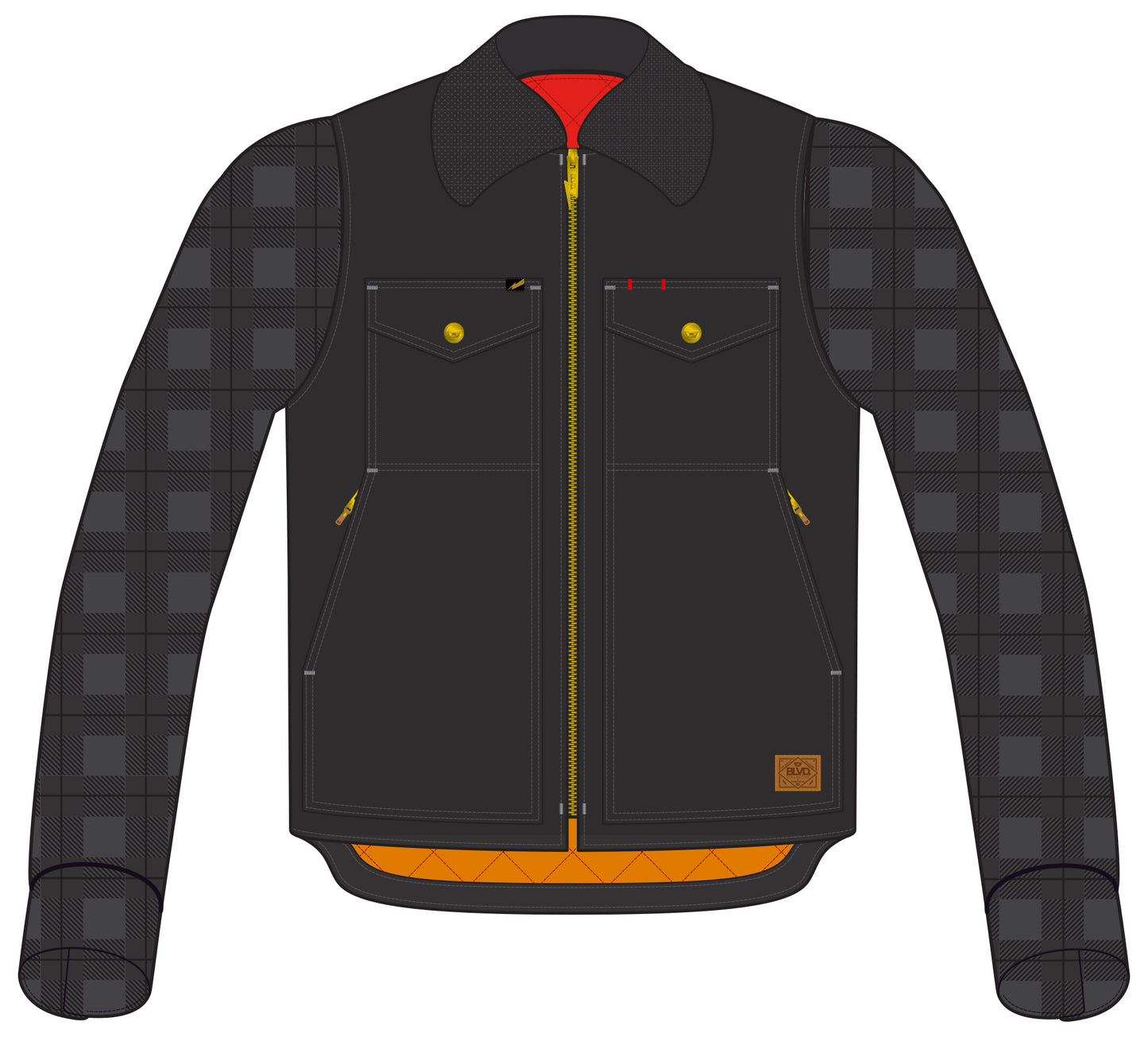 CONVERT JKT VEST BLK XLG