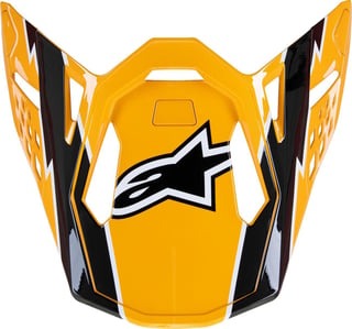 S-M10 Visor Ampress Black/Orange Glossy - alpine star - 482-9038
