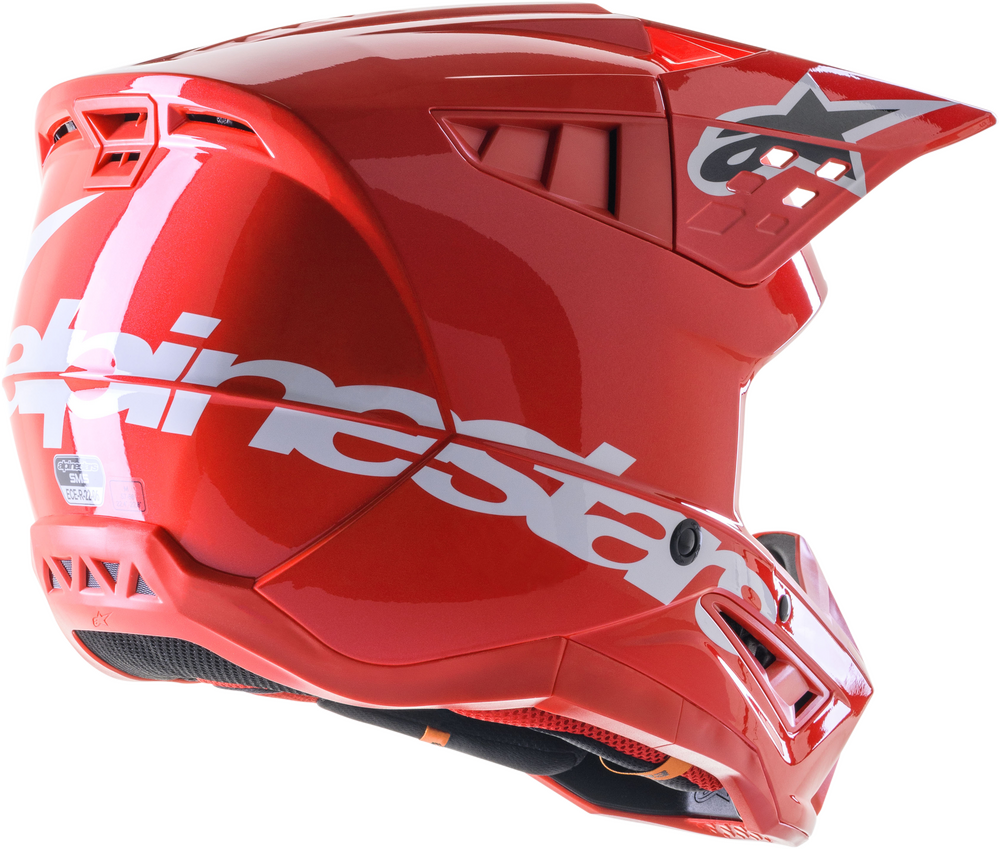 S-M5 Corp Helmet Bright Red Glossy 2x - alpine star - 482-92282X