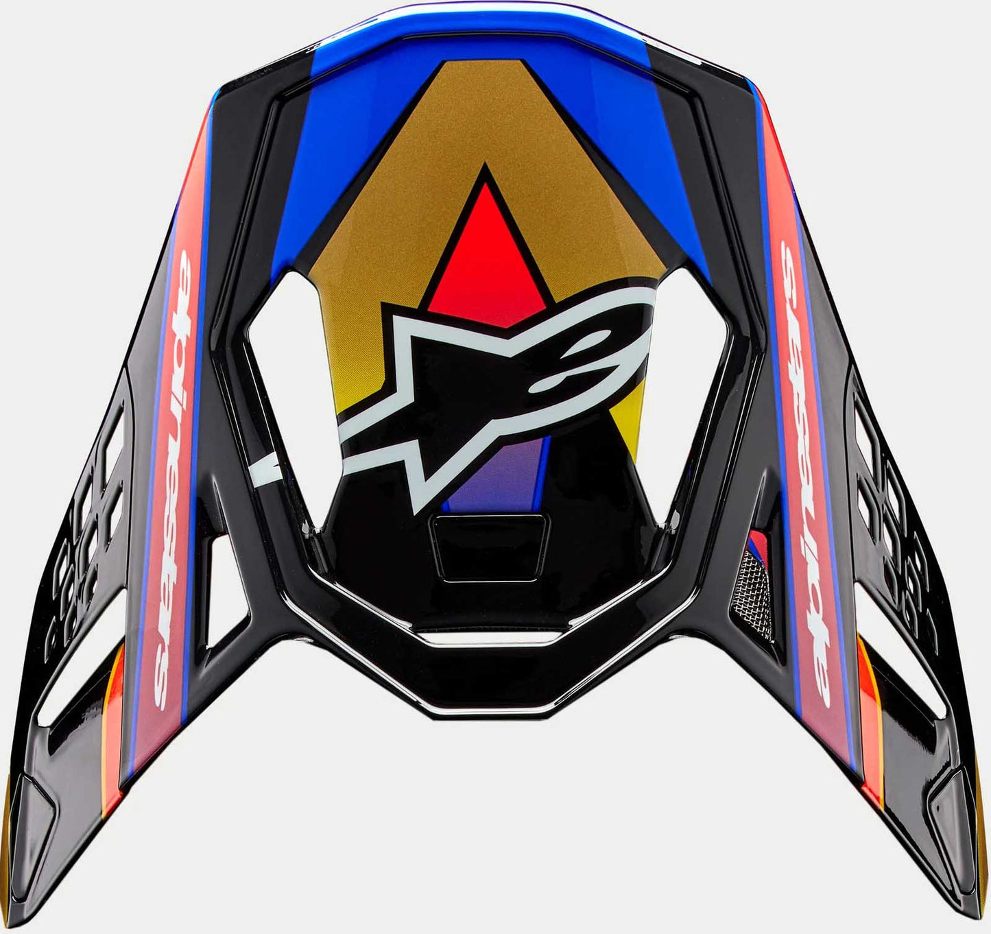 S-M10 Visor Era Gold Yellow/Rio Red Glossy - alpine star - 482-9036