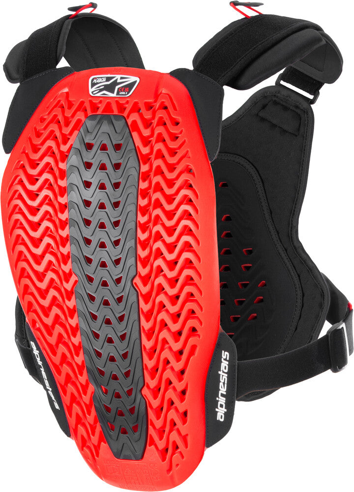 A-5 Plasma Chest Protector Black/Red/White Xl/2x - alpine star - 482-00079X