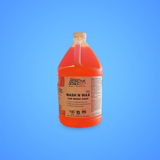Distinctive Details Wash N Wax Car Wash Soap Gallon