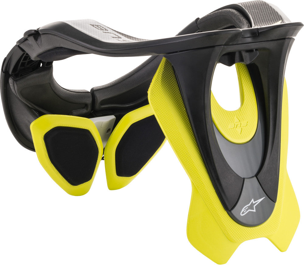 Bns Tech-2 Neck Support Black/Yellow Xs-Md - alpine star - 482-6005