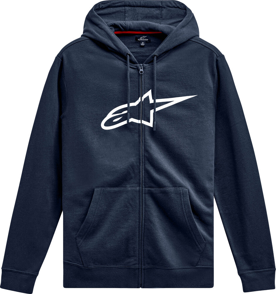 Ageless Zip Hoodie V3 Navy/White Md - alpine star - 482-73240M