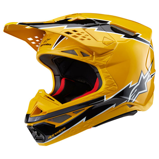 Supertech S-M10 Ampress Helmet Black/Orange Glossy 2x - alpine star - 482-90442X