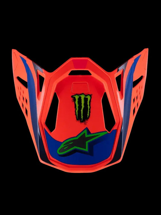 S-M10 Deegan Visor Orng Fl/Prpl/Pnk Fluo - alpine star - 482-00091
