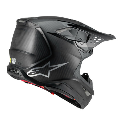 Supertech S-M10 Solid Helmet Black Glossy/Carbon Sm - alpine star - 482-9041S