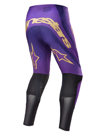 Supertech Le Champ Pants Ultraviolet/Gold/Black Sz 38 - alpine star - 482-992038