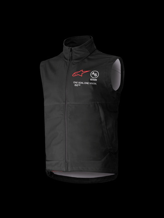 Youth Techstar Softshell Vest Black Lg - alpine star - 482-00059L