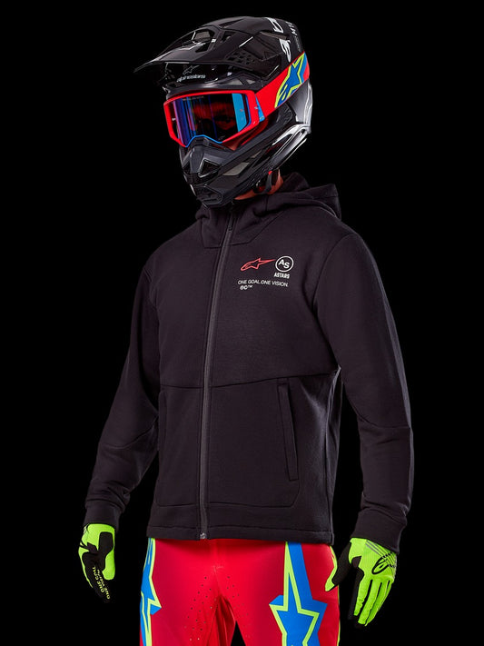 Racer Mx Fleece Black 2x - alpine star - 482-000682X