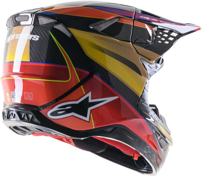 Supertech S-M10 Era Helmet Gold Ylw/Rio Red Glossy Lg - alpine star - 482-9029L