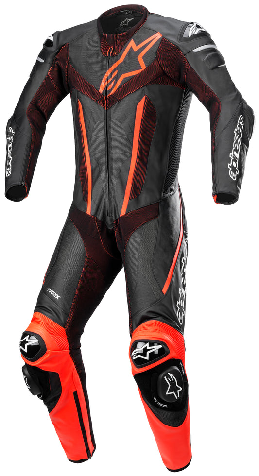 FUSION SUIT 1PC BLK RD FL 48