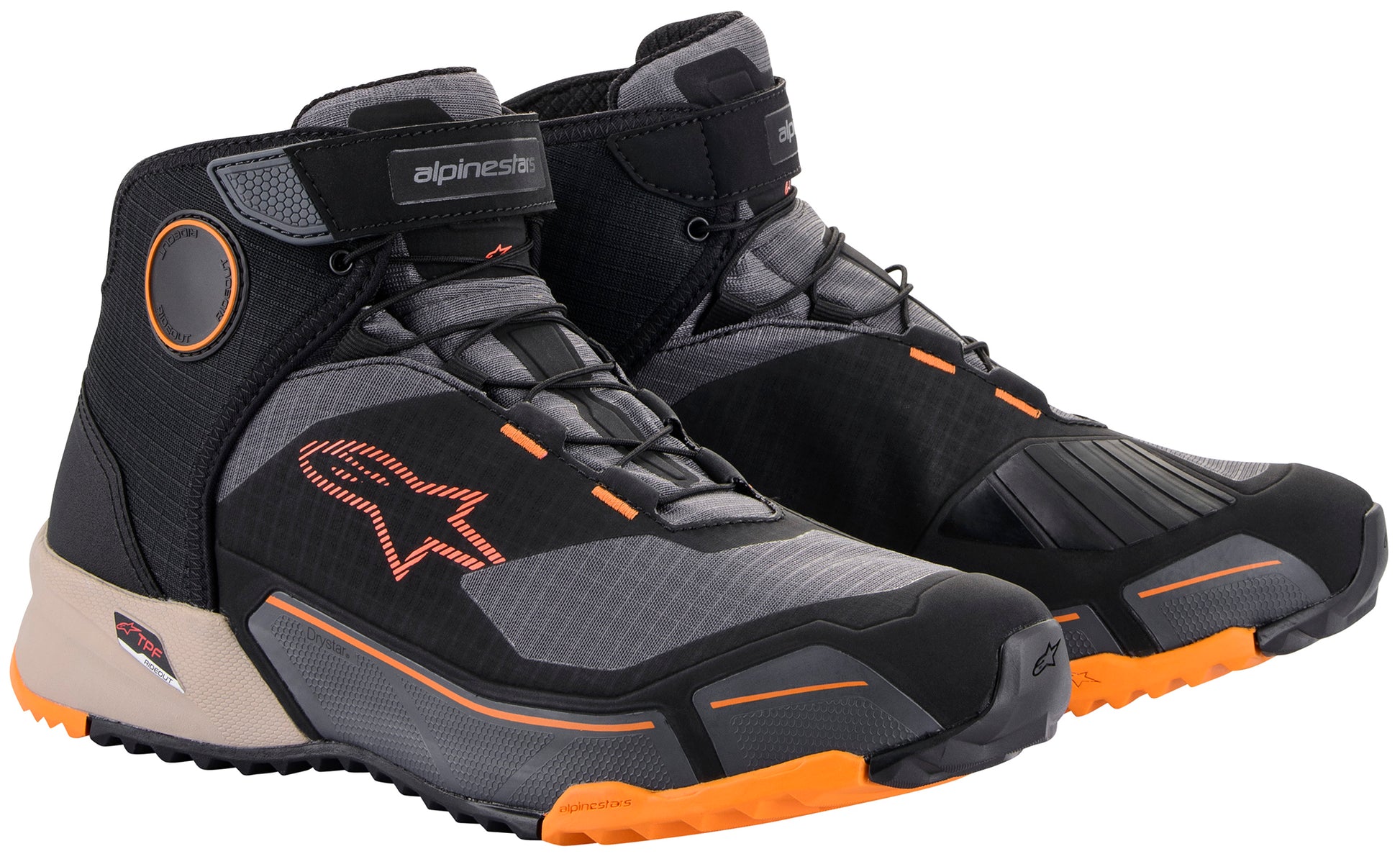 CR-X DS R SHOE BLK BR OR 7