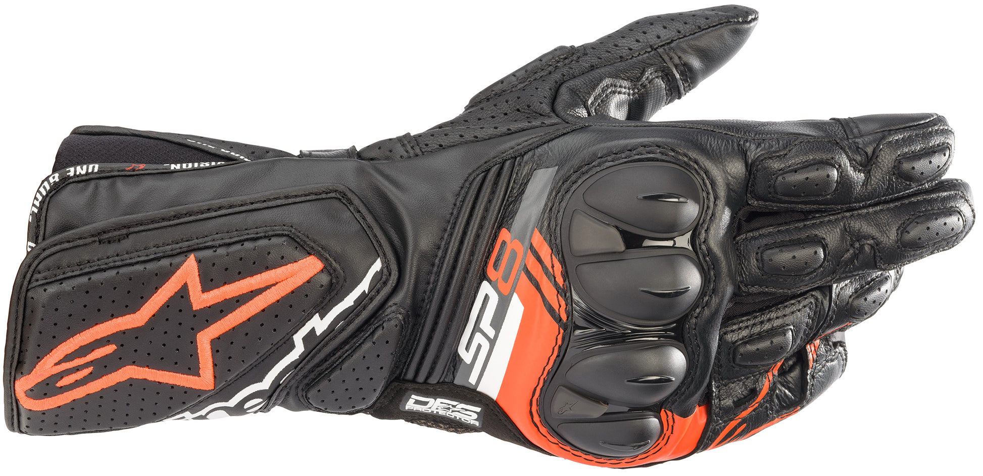 SP-8 V3 GLOVES BKWHRD L