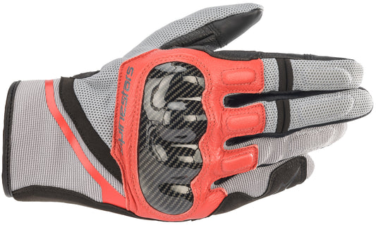 CHROME GLOVE GY/BK/RD SML