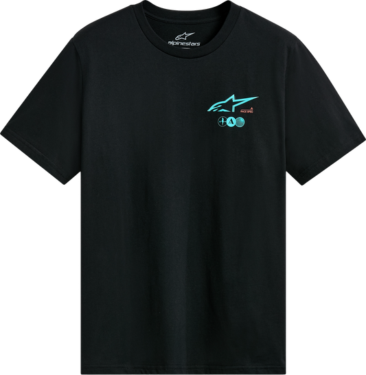 Asym Ss Csf Tee Black Sm - alpine star - 482-76341S