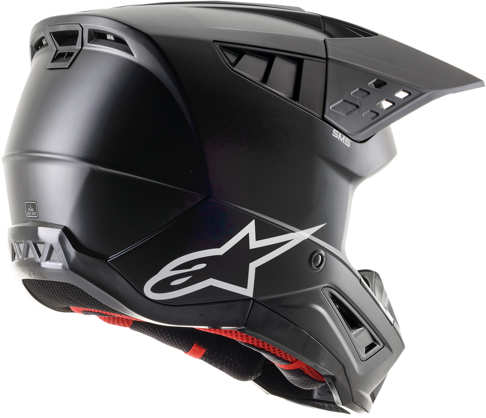 S-M5 Solid Helmet Black Matt Sm - alpine star - 482-9222S