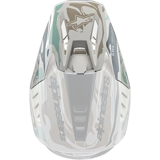 S-M5 Visor Mineral Wrm Grey/Celadon Grn Glossy - alpine star - 482-94567