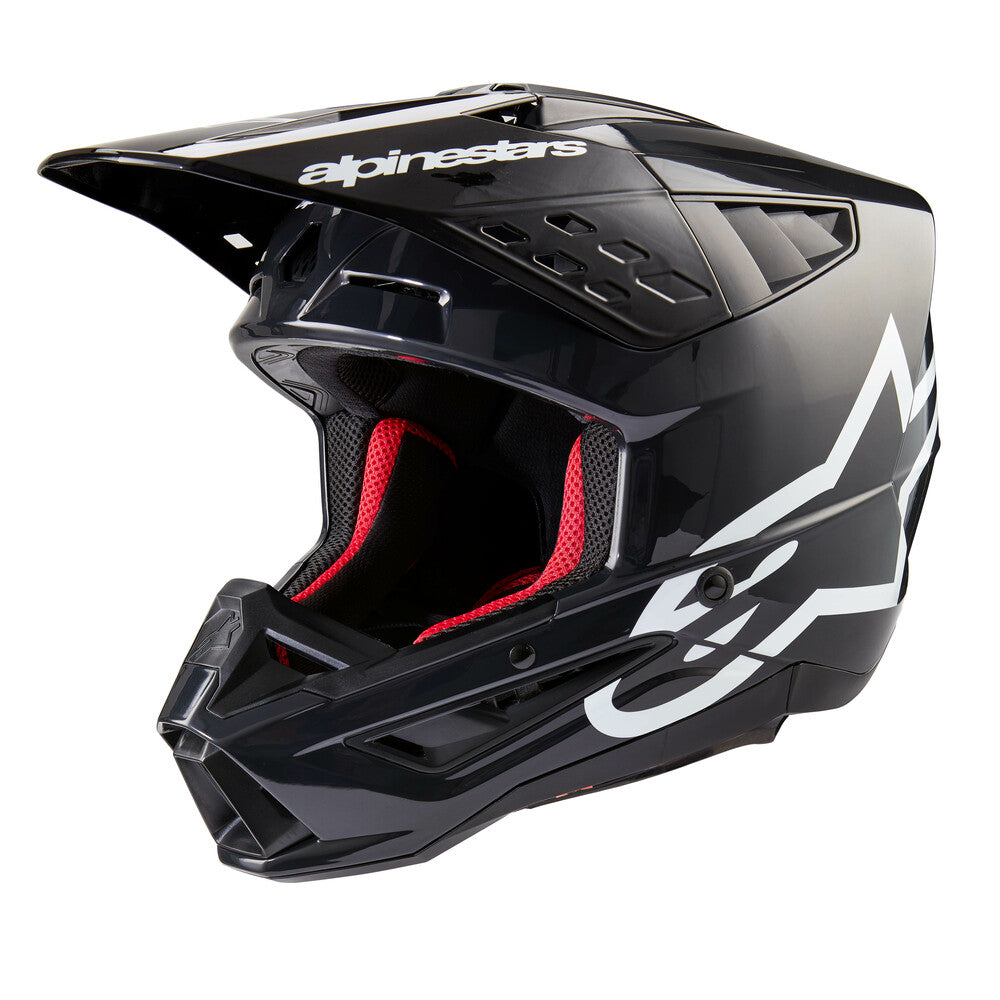 S-M5 Corp Helmet Dark Grey Glossy Xl - alpine star - 482-9230X