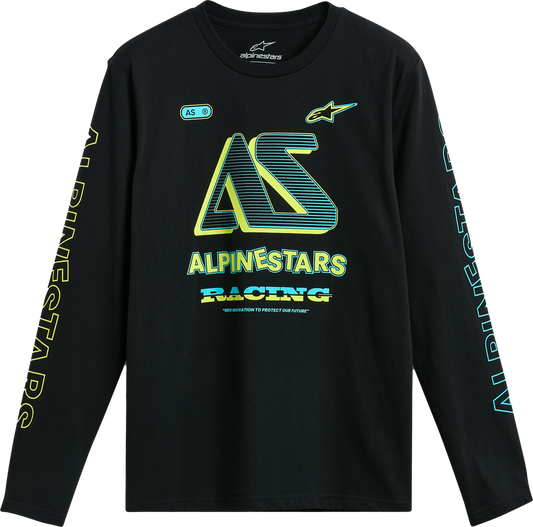 Ayess Ls Csf Tee Black Sm - alpine star - 482-76329S
