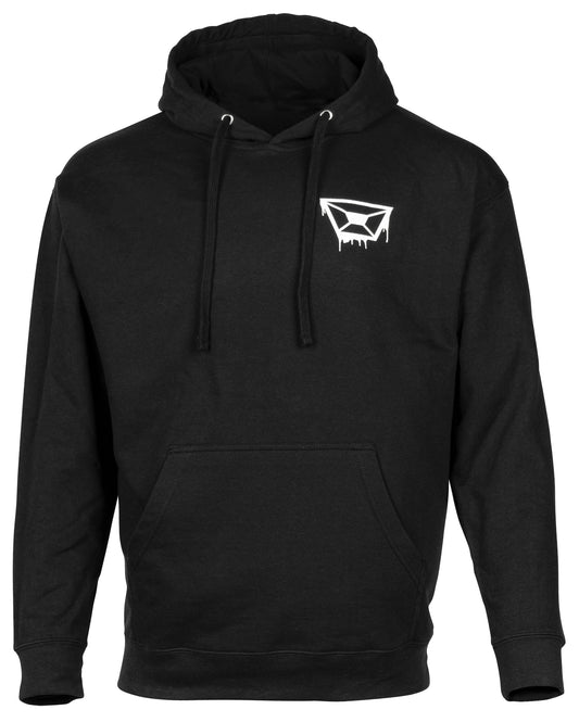 DRIP PULLOVER HOODIE BLK 2XL