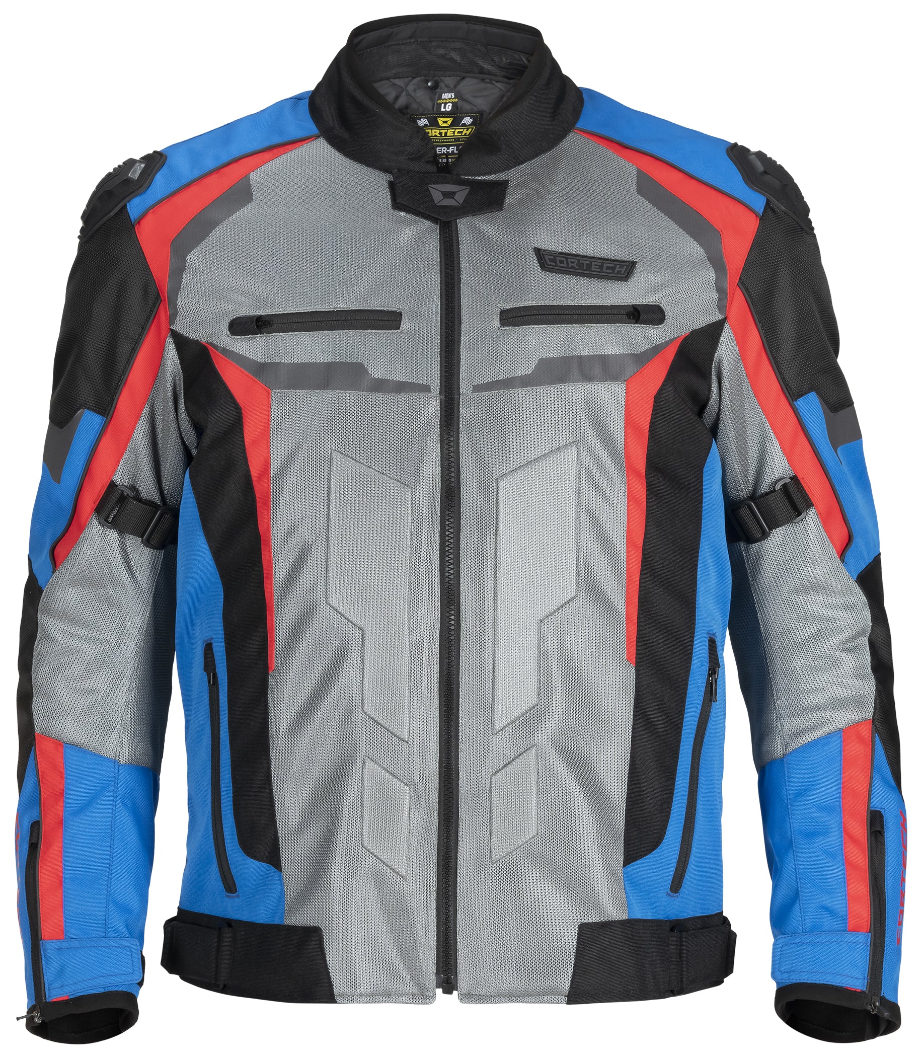 HYPER-FLO AIR JKT BL/R/GU MD