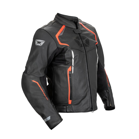 CHICANE JACKET BLK/RED MED