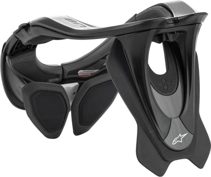 Bns Tech-2 Neck Support Black/Cool Grey Lg-Xl - alpine star - 482-6013