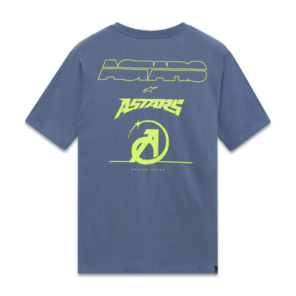 Bold Type Back Csf Ss Tee Slate Blue Xl - alpine star - 482-73248X