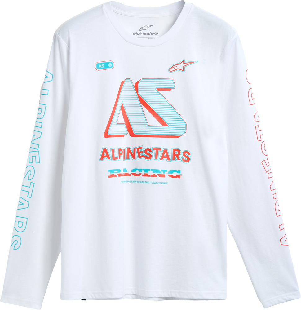 Ayess Ls Csf Tee White Lg - alpine star - 482-76330L