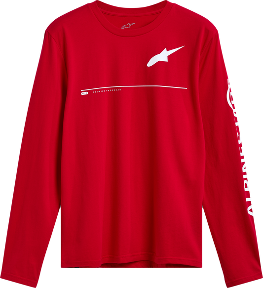 Committed Ls Csf Tee Red Sm - alpine star - 482-76332S