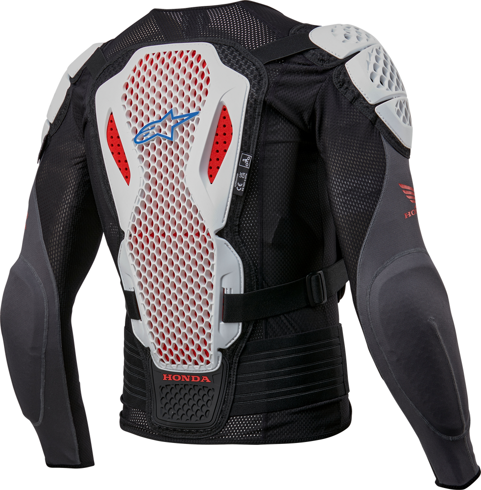 Honda Bionic + V2 Protection Jacket Blk/Wht/Blu/Br Red 2x - alpine star - 482-61542X