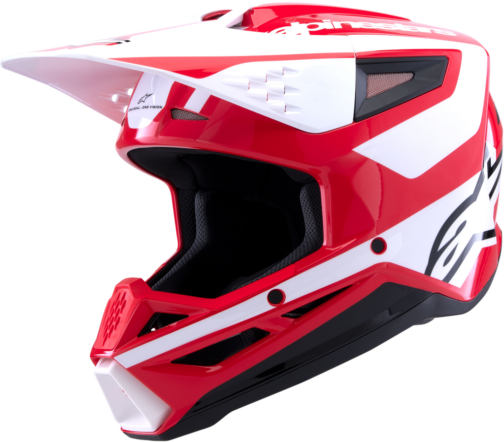 Sm3 Heat Helmet Red/White/Black Glossy Lg - alpine star - 482-00118L