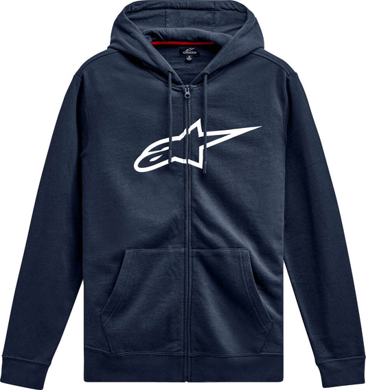 Ageless Zip Hoodie V3 Navy/White Md - alpine star - 482-73240M