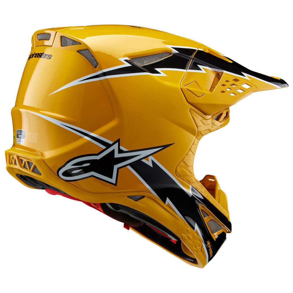 Supertech S-M10 Ampress Helmet Black/Orange Glossy Xs - alpine star - 482-9044XS